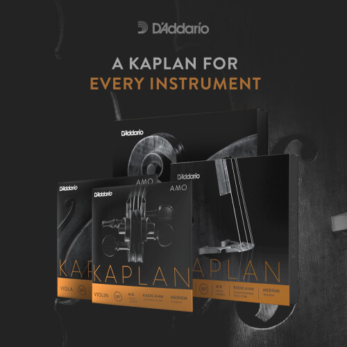D'Addario Kaplan Cello String - Single G String - KS513 4/4L - Cello Strings - 4/4 Scale  Light Tension 1