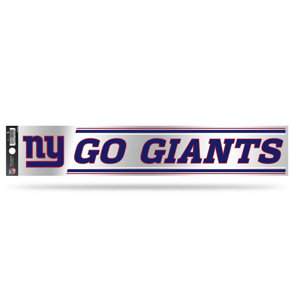 Rico Industries Nfl Tailgate Sticker 3 X 17-Inches New York Giants Primary