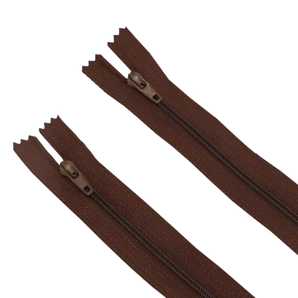 Seeking ROAM Fermetures    glissi  re standard en nylon, 2 pi  ces (marron, 45,7 cm)