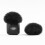 LEFXMOPHY Paravento para Microfone Sem Fio DJI MIC MINI 2024 Versão Mais Recente 2-Pack Preto 1