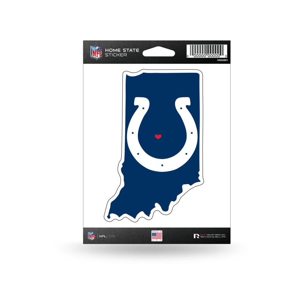 Industrias Rico Rico Industries Nfl Indianapolis Colts Home State Sticker