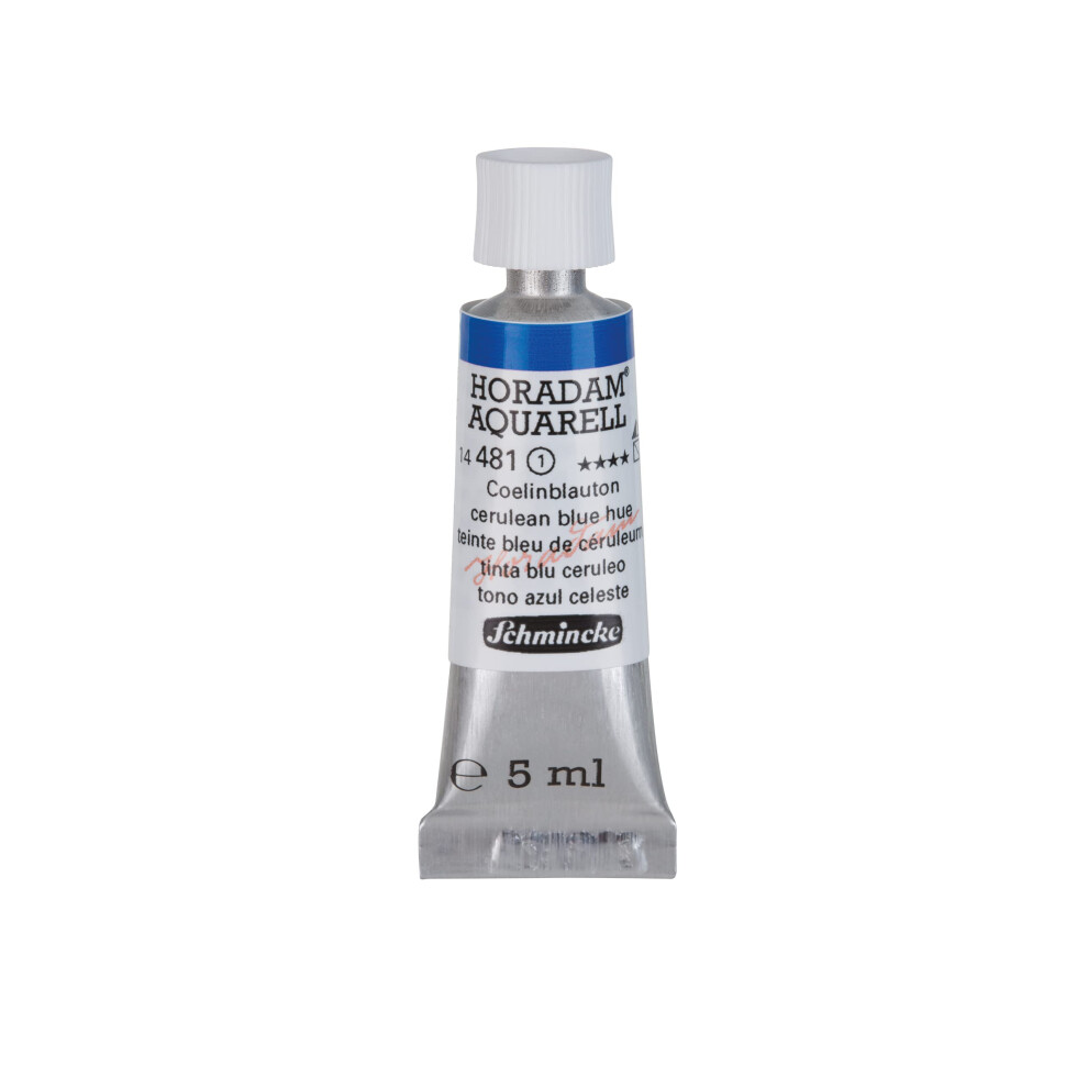 Schmincke - Colore Per Acquerello Horadam, 1/2 Godet Tube 5 Ml 481 Coelinblauton-image