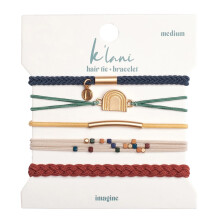 K'lani Discover Bracelets for Women - Elastic Bracelets and Boho Hair Ties - Cute Hair Ties for Women and Hair Tie Accessories - Stylish Bracelet