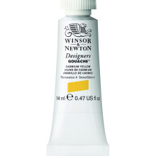 Winsor & Newton 8840469 Designer Gouache - Cadmium Yellow 14 ml Tube - Matte Opaque Gouache Paints Ideal for Gouache Painting Brilliant Lightfast