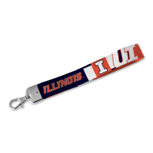 Rico Industries NCAA Illinois Fighting Illini Csuklpnt Kulcstart Aranyos csuklpntos kulcstart tart noknek Frfi Autkulcsok Szemlyi igazolvn