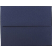 JAM PAPIR A2 Premium invitationskonvolutter - 4 3/8 x 5 3/4 - Marinebl - 25/Pak