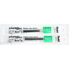 2 Pk Pentel LR7-D EnerGel Refills  0.7 mm Medium  Green