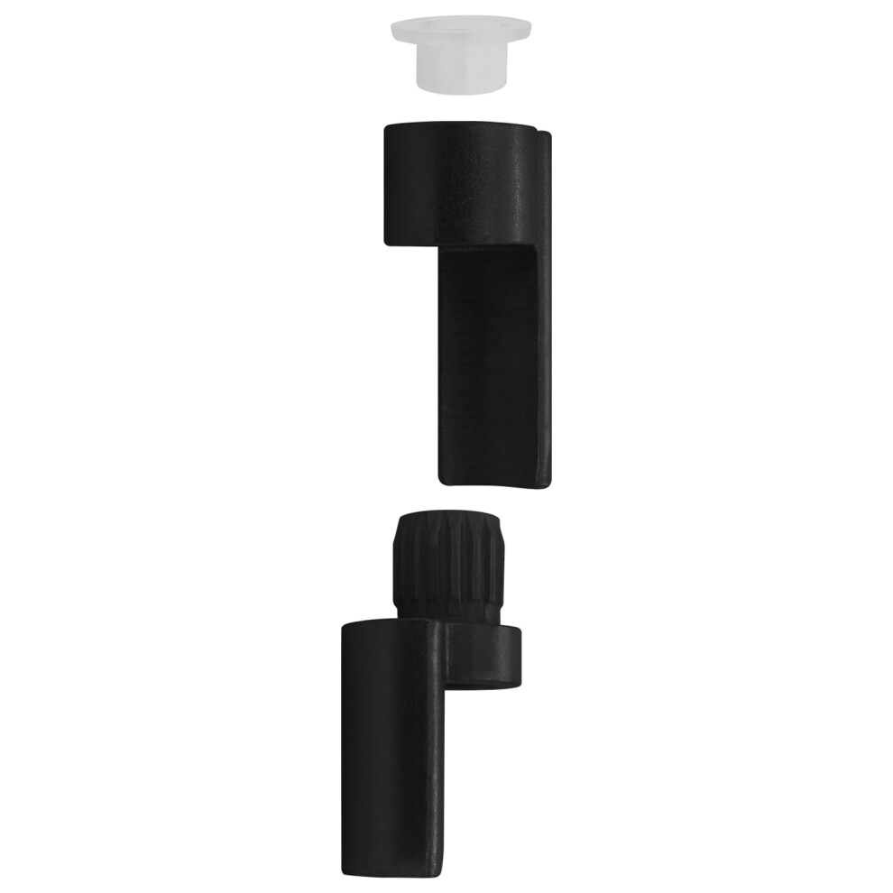 Nuk3y Door Saver 3 Iii Hinge Pin Stop For Residential Doors Fits All 3"""" To 4-1/2"""" Hinges (Black) 626143091912
