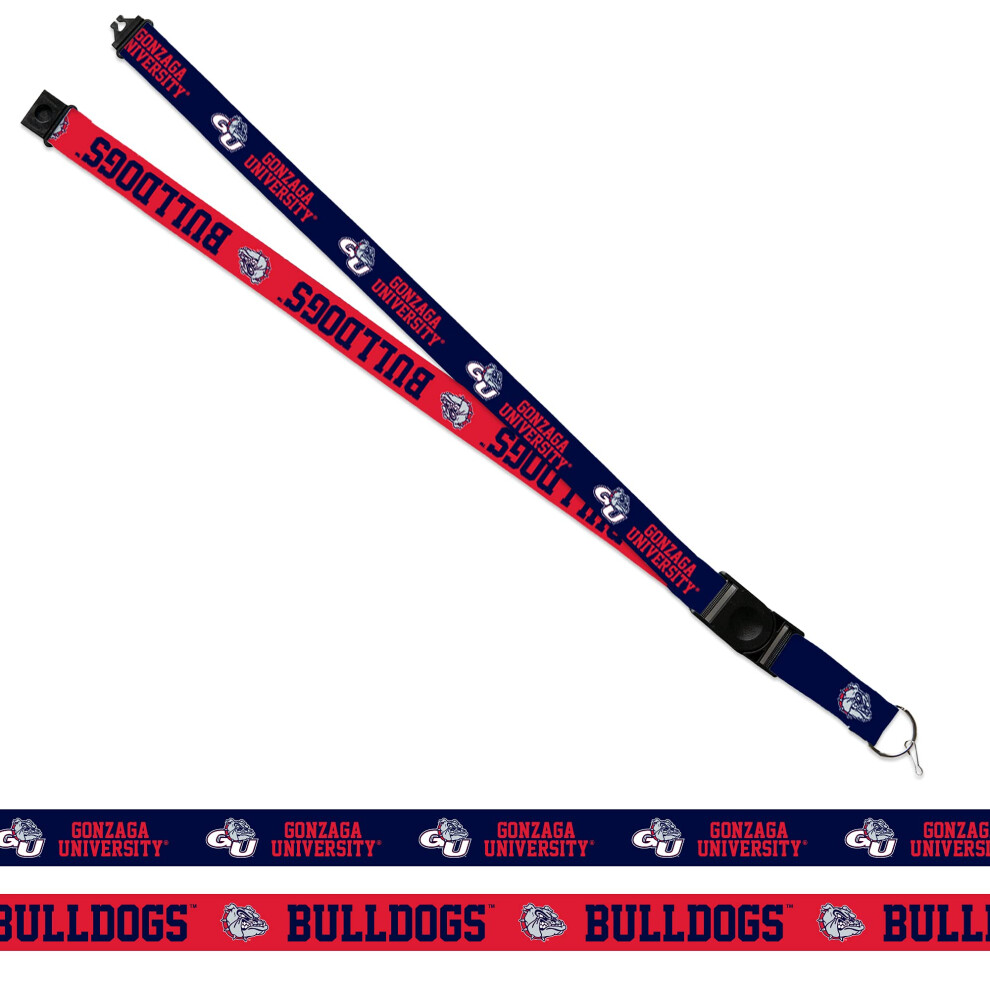 Rico Industries Ncaa Gonzaga Bulldogs Zags 18"" X 1"" Premium Sicherheits-Lanyard F R Unisex-Erwachsene-image