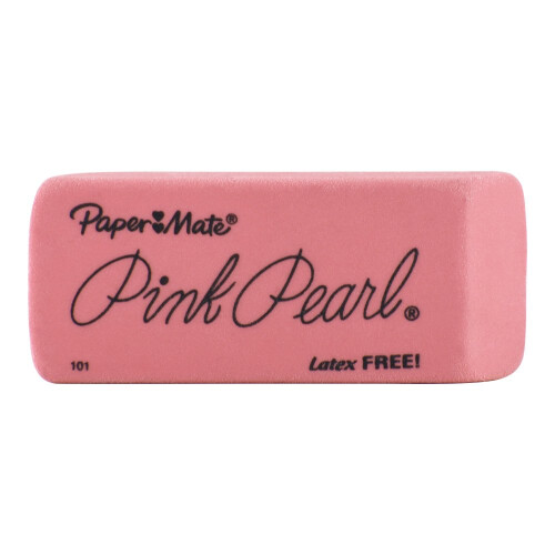 Paper Mate Pink Pearl Eraser  Large  1 Count