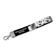 Rico Industries NBA San Antonio Spurs Lanyard Chaveiro de Pulso, Strap para Chaves e Cartões