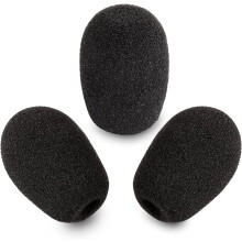 Lefxmophy Mic Foam Udskiftning til Razer Kaira/Kaira X/Barracuda X/Kraken V3 Pro Gaming Headset Microphone Pop Filter Cover 3Pack Wandscreen