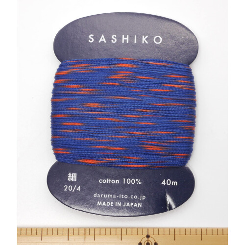 Νήμα Yokota Daruma Sashiko Μονόχρωμο και Ποικιλία (Χαρτόνι Sparkler Thin 40M) 1