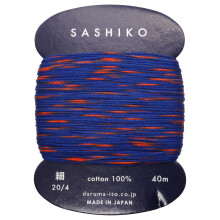 Yokota Daruma Sashiko Thread Single and Variegated Color (Sparkler Thin 40M Card)