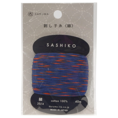 Νήμα Yokota Daruma Sashiko Μονόχρωμο και Ποικιλία (Χαρτόνι Sparkler Thin 40M) 2