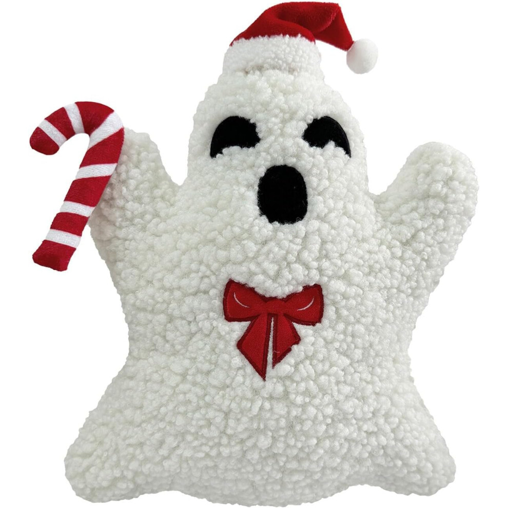 (L) Halloween Ghost Plush | Spooky Halloween Ghost Throw Pillows | Stuffed Ghost Shaped Pillow Cute Soft Ghost Throw Pillow Decorative Spooky Pillows