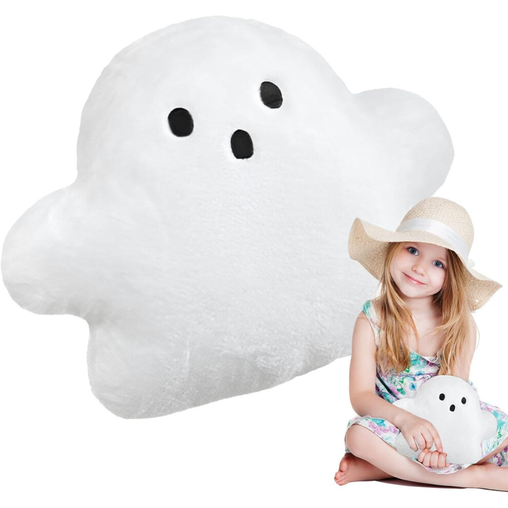 (18x23cm) Ghost Pillow Halloween | Halloween Cute Ghost Shaped Pillow,Halloween Decorative Throw Pillow, Fall Decorative Pillow Indoors, Cute Pillow For Home