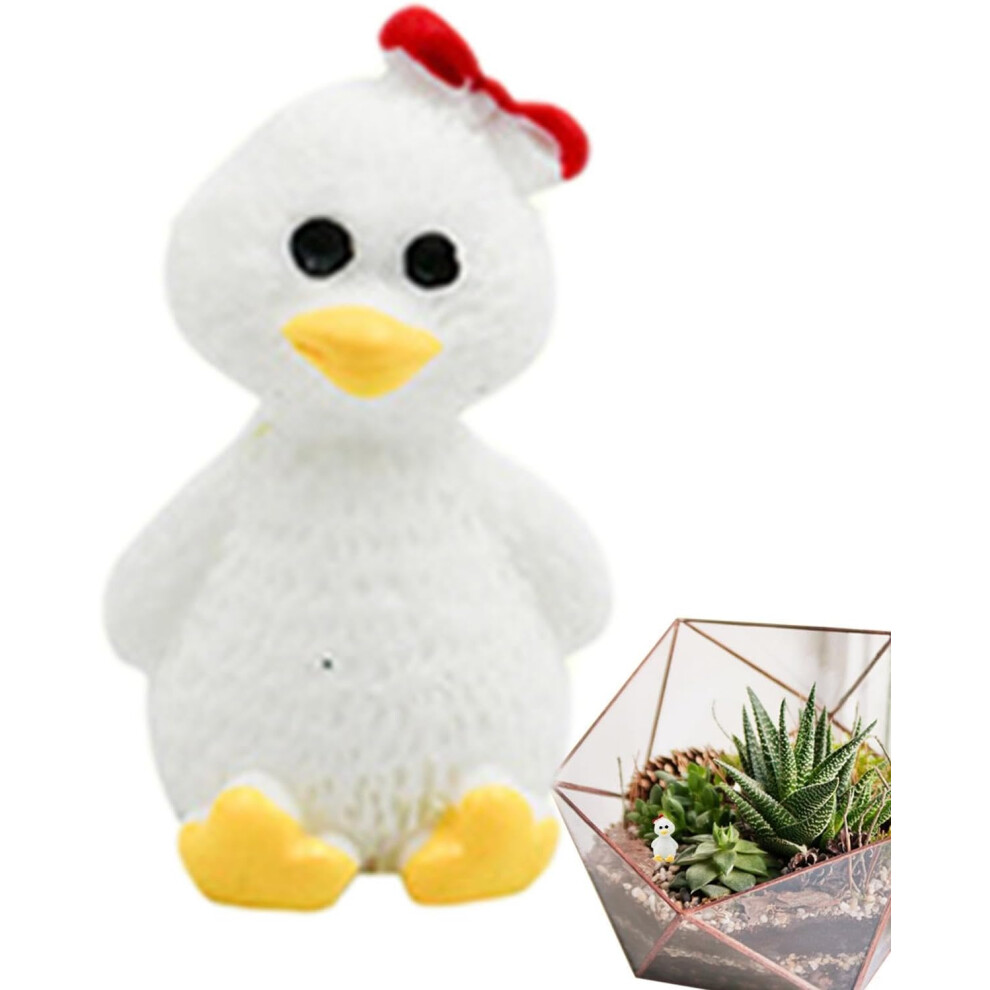 (Beautiful Duck) Miniature Ducks,Resin Fairy Garden Ducks - Animal Figures, Potted Ornament, Ducklings Toy, Landscape Decorations for Indoor Outdoor