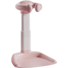 (Simple style, Pink) Baby Shower Stand,Anti-Slip Base Baby Shower Standing up | Bathing Seat Chair Handle Adjustable Portable Bath Helper for Mother