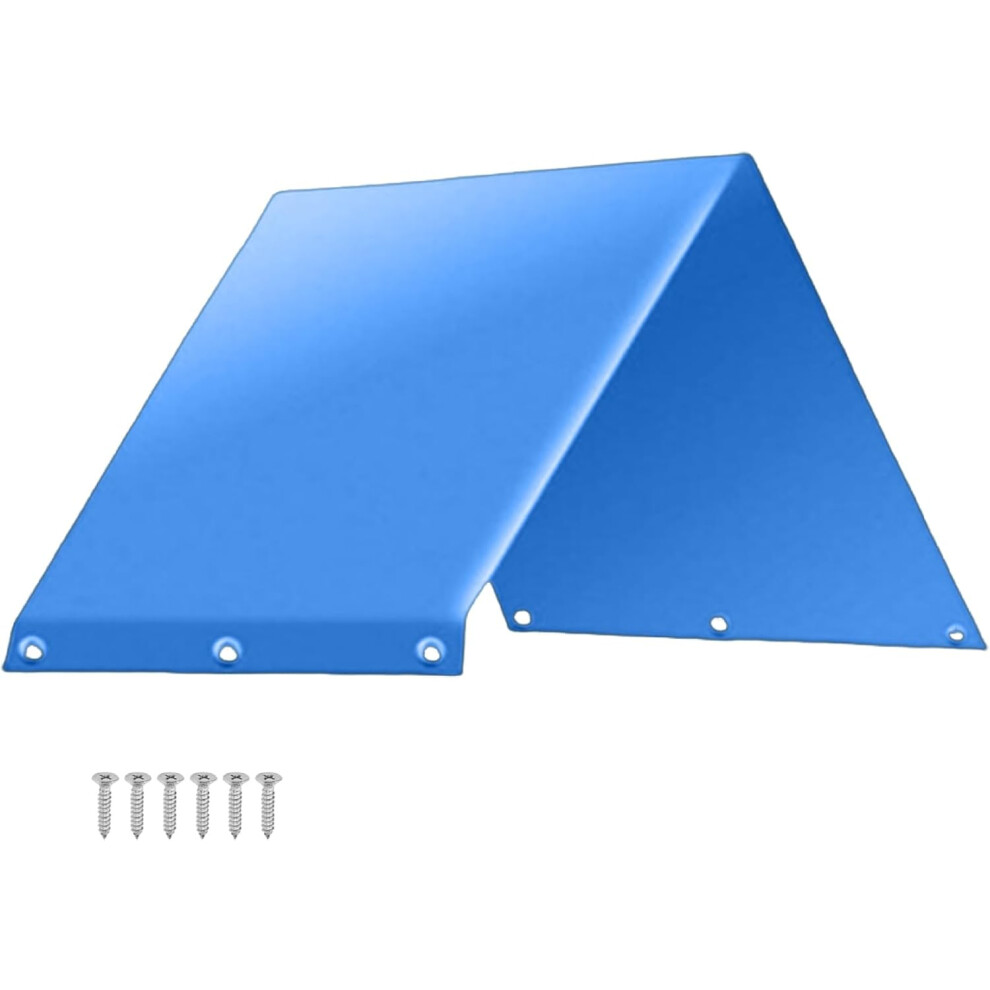 (Blue) Playground Canopy Replacement Cover | Children's Playground Equipment Cover | 52X90in Rainproof Anti-Uv Playset Guard For Amusement Facility Blue