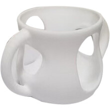 (A, White) Glass Baby Bottle Sleeve - Feeding Bottle Holder with Handles | Anti-Drop and Shockproof Sleeve, Bottle Holder, Protect Baby Bottle