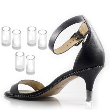 Heel Hunks Clear R1 kerek, 10 mm-es sarokvdok cseresapkk magassark cipokhz s tusark cipohz - csszsgtl s fuhz - (5 pr)