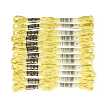 DMC DMC25B #25 Thread Embroidery Thread 12 Bundles #17 Yellow
