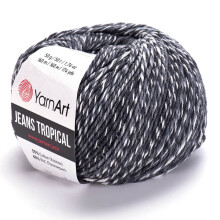 55 % bomull 45 % Pac YarnArt Jeans Tropical Multicolor sportgarn 1 hrva/kula 50 gr 174 yds (611)
