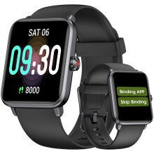 Pautios Pedometer Watch Senior Friendly No App/Phone Required  Waterproof Fitness Tracker Watch with Step Counter Calories/Sleep Tracker for Walking R