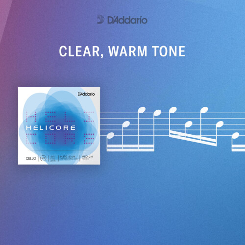 D'Addario Helicore Viola-Einzelsaite D, Long Scale, hohe Spannung 2