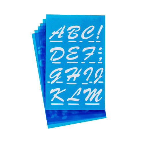Γραμματοσειρά με πινέλο Westcott LetterCraft με χαρακτήρες 2 ιντσών (SB2/15843)