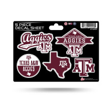 Rico Industries NCAA Texas A&M Aggies 5 rszes, kivgott matricalap