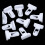 Rexka 10pcs Clips de Moldura de Spoiler Frontal e Traseiro Compatíveis com Toyota Lexus 1