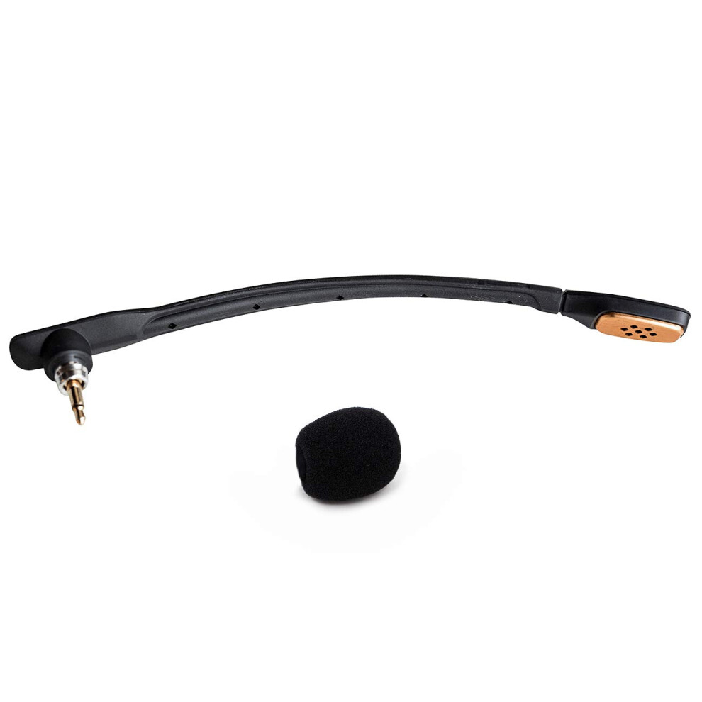Ellogear vervangende astro A40 microfoongedeelte voor Astro A40 en A40 TR Microfoonvervanging met schuimdekking voor gaming -headset - zwart