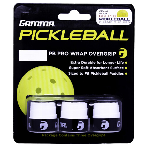 GAMMA Pickleball PRO WRAP OVERGRIP ??a??et??? ?????de?, a??e?t???, ap????f?t??? ???as?a?, ?e???,    p?e