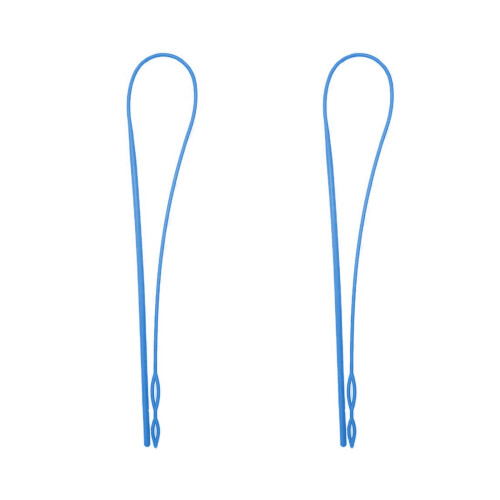 2 Pcs Plastic Flexible Drawstring Threader 58.2cm/23in Hoodie String Threader Drawstring Replacement Quick & Easy Drawstring Threader Tool for Sweatp