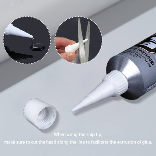 Καπάκι εφαρμογής 1st Choice Snip Tip για αυτοκόλλητα σωληνάρια E6000 Craft Glue 3,7 ουγγιών (4 τεμ.) 2