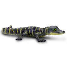 Safari Ltd. Alligator Baby Figurine - Detaljeret og naturtro 4.5 """" Toy Fig