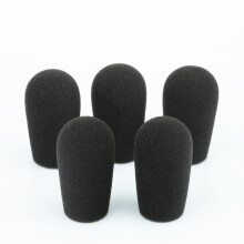 Lefxmophy Mic Muff udskiftning til Telex Airman 750/850 / 760 / forrude skum dækker 5-pakning mikrofon popfilter