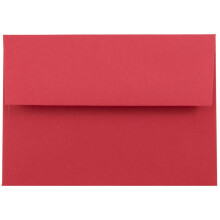 JAM PAPIR 4Bar A1 farvede invitationskonvolutter - 3 5/8 x 5 1/8 - Rd Genbrug - 25/Pak