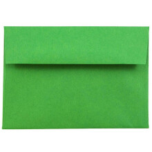 JAM PAPIR 4Bar A1 farvede invitationskonvolutter - 3 5/8 x 5 1/8 - Grn Genbrug - 25/Pak