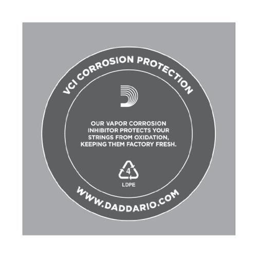 D'Addario LE012 Stringa singola anello in acciaio semplice .012 2