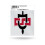 NCAA San Diego State Aztecs Small Static Cling Decal 1