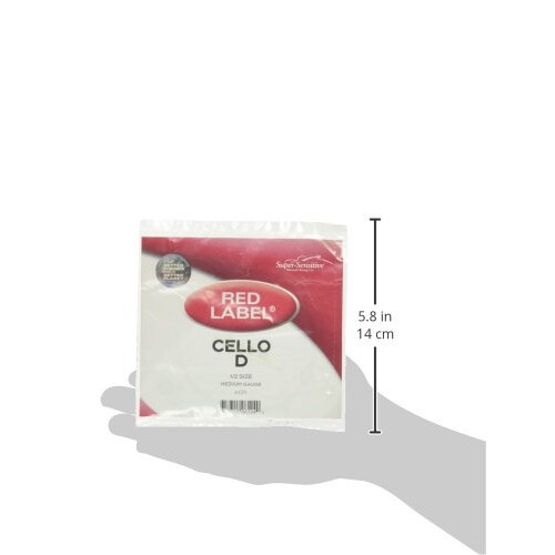 Super Sensitive Red Label Cello D struna 1/2 Medium 2