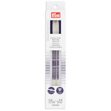 Prym Ergonomics 8-Inch Dubbelpunts Breinaalden, Maat 4 (5-Pack)