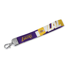 Rico Industries NBA Los Angeles Lakers Lanyard Chaveiro, Bonito Pulso Strap para Chaves ID