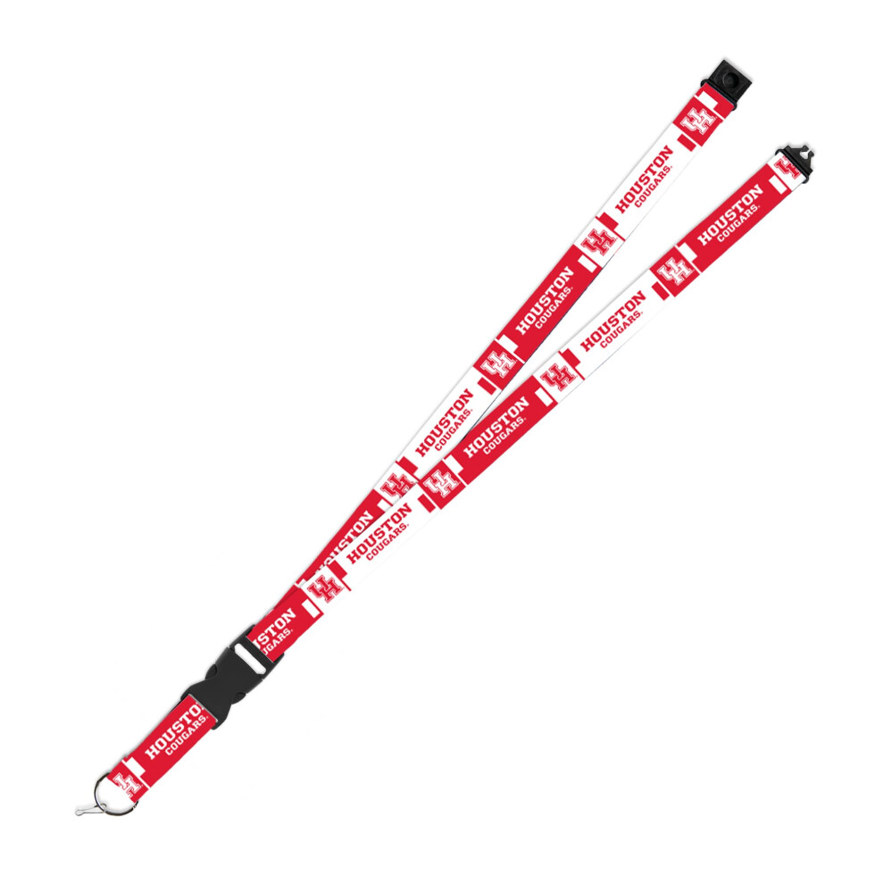 Rico Industries Ncaa Houston Cougars Premium Sicherheits-Lanyard Mit Abrei Sicherung, 48,3 X 2,5 Cm, Unisex, Erwachsene, Flash-image