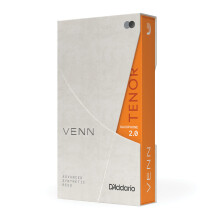 D'Addario Woodwinds VENN G2 Synthetic Tenor Sax Reeds - Tenor Saxophone Reeds with Advanced Synthetic Reed Construction of Polymer Fibers Resin Natu