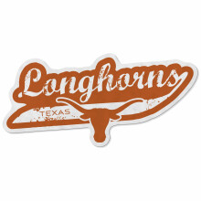 Rico Industries NCAA Texas Longhorns Distressed Shape Cut Pennant - Home and Living Room D?cor - Soft Felt EZ to Hang 18x0.10x18