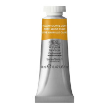 Tinta de Aquarela Profissional Winsor & Newton, Tubo de 0,47 oz, Ocre Amarelo Claro